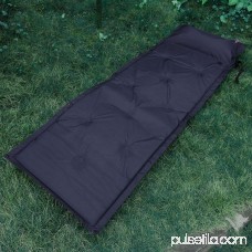 Outdoor Camping Folding Self Inflating Air Cushion Beach Mat Mattress Pad Pillow Hiking Damp Proof Sleeping Bed